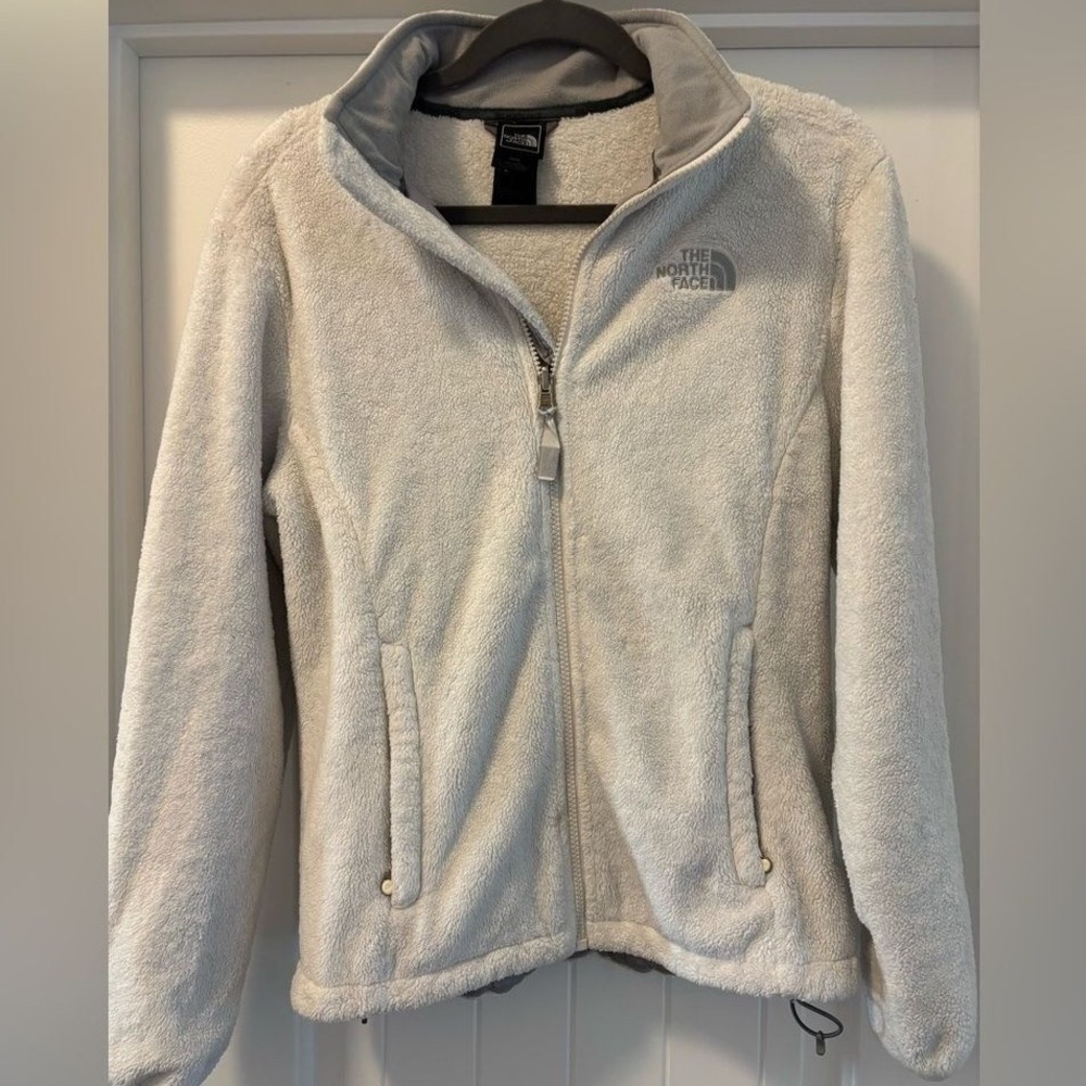 The North Face Fleece Long Sleeve Zip Front Jacket Size Medium